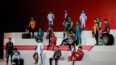 Formula One F1 - Pre Season Testing - Bahrain International Circuit, Sakhir, Bahrain - February 26, 2025 General view as the drivers pose for a group photograph during testing REUTERS / Hamad I Mohammed TPX IMAGES OF THE DAY