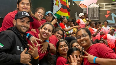 Teams from Sri Lanka, Kenya, Uganda and other countries take part in the fun