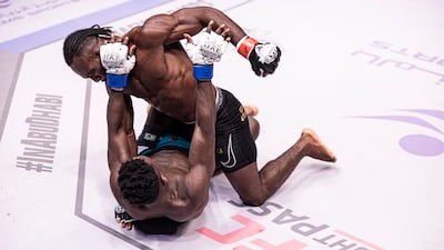 The “Crazy Cameroonian” ended the contest with three powerful strikes with a minute left of the round before the referee intervened to stop the fight.