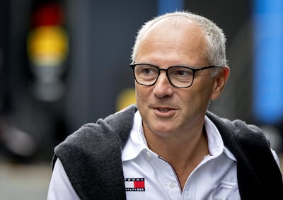 Formula 1 CEO Stefano Domenicali arrives for the Formula 1 Dutch Grand Prix at the Zandvoort racetrack. EPA