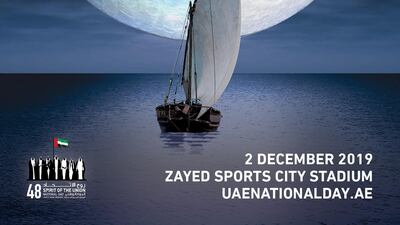 UAE National Day will be celebrated with a lavish theatre show, Legacy of our Ancestors, at Zayed Sports City. Courtesy Action Global Communication.