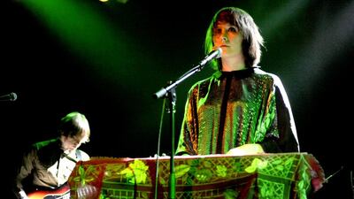 Cate Le Bon performs as part of the 2012 Noise Pop Festival in San Francisco, California. Photo by Tim Mosenfelder / Getty Images