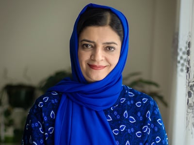 Zarqa Yaftali has been honoured for her work on education in Afghanistan. Abu Dhabi Media Office