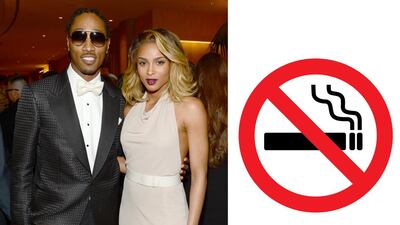 Future, VIP Room Radisson Blue, Yas Island, Friday. At the beginning of the year, Future’s tour rider was built around ensuring the comfort of his on-and-off partner Ciara, who was pregnant. According to TMZ, Future “called for a clean backstage environment whenever Ciara travelled with him – no smoking, healthy foods and nothing that could be detrimental to her pregnancy”. Larry Busacca / Getty Images for NARAS / AFP and iStockphoto.com