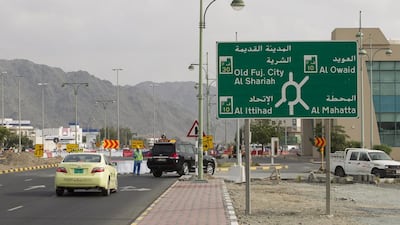 Safeer roundabout, considered the most dangerous in Fujairah, will be replaced with traffic signals. Mona Al Marzooqi / The National