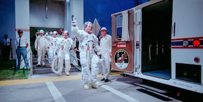 Miller and his team sifted through hours of unseen footage of the moon landings to see if anything had been overlooked. Courtesy CNN Films/NEON