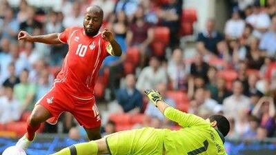 The UAE were impressive, particularly in the first half, in their opening match. Andrew Yates / AFP PHOTO