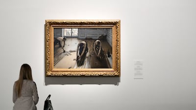 'Floor Scrapers' by Gustave Cailebotte, oil on canvas. Khushnum Bhandari / The National