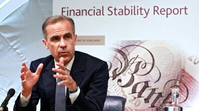 Mark Carney, governor of the Bank of England, speaks during a press conference on the BOE's Financial Stability Report in London on July 5, 2016. Carney and the Bank of England released an extra amount of lending money to tackle the effects of the Brexit referendum. Sean Dempsey / EPA