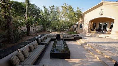 Another outdoor seating area