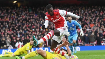 Nicolas Pepe: 3. Arsenal's record signing looks further away than ever of justifying the €70m the club paid Lille in 2019. Limited to eight starts in all competitions and didn't start a Premier League game beyond October. Scored a solitary league goal and a further two in the League Cup. Surely headed for the exit this summer. EPA