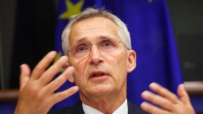 Nato Secretary General Jens Stoltenberg told a German media outlet there is no end in sight to the war in Ukraine. EPA