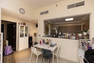 The open plan living room in the apartment.
Antonie Robertson / The National