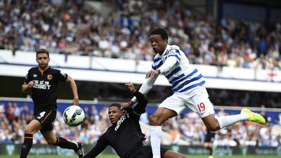 Loic Remy, right, is shown during QPR's Premier League match against Hull City on August 16. The France international is slated for a move to Chelsea. Dylan Martinez / Reuters / August 16, 2014