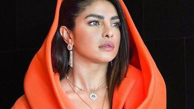 Priyanka Chopra Jonas wears 'Jannah' jewellery by Bvlgari, for the launch in Dubai. Photo: Instagram / @luxurylaw