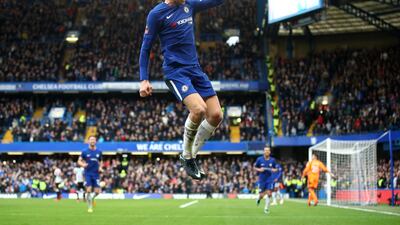 Left-back: Marcos Alonso (Chelsea). Showed once again what a fine set-piece taker he is by curling in a free kick in Chelsea’s 3-0 win over Newcastle United. Julian Finney / Getty Images