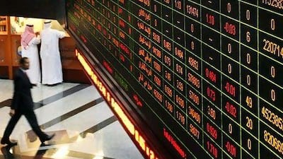 Abu Dhabi, United Arab Emirates --- May 5, 2010 --- The Abu Dhabi Securities Exchange on Wednesday, May 5, 2010. ( Delores Johnson / The National )