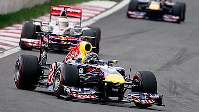 Sebastian Vettel, did not start on pole, but soon took control of the lead in Korea to clinch his 20th grand prix win which helped Red Bull Racing to the constructors' championship.