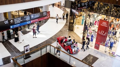 The Dubai Mall which aims to attract over 100 million visitors claimed the top spot in the survey Reem Mohammed / The National