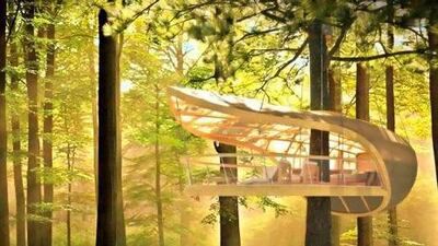 E'terra Samara plans to reopen by the middle of the month these eco-friendly tree houses in southern Ontario. Courtesy Farrow Partnership