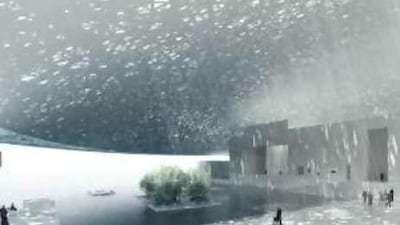 The Louvre Museum, which will be built on Saadiyat Island in Abu Dhabi, was designed by the French architect Jean Nouvel.