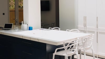 The kitchen has been custom-designed by Matt Wilds' company Signature Living. Anna Nielsen / The National