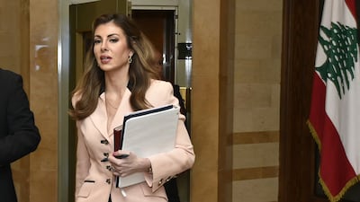 The US envoy Morgan Ortagus was responsible for pushing Lebanon to include civilian representatives in the committee negotiating with Israel. AFP