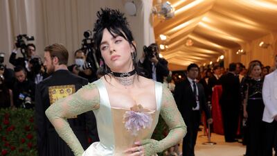 Billie Eilish, wearing Gucci. Reuters