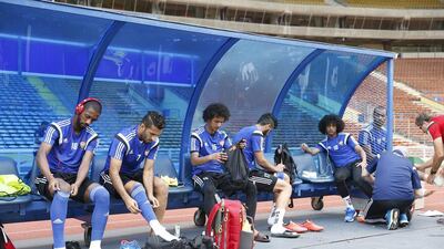 Omar Abdulrahman (far right). Al Ittihad / June 15, 2015