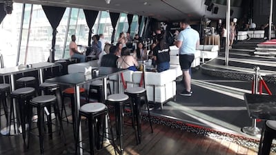 Inside the Bridge Gallery for brunch. Simon Wilgress-Pipe / The National