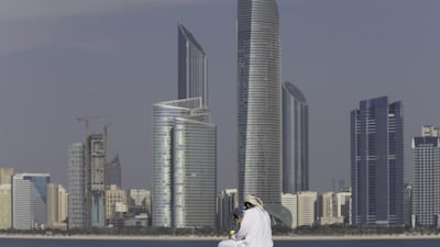 Relaxation on the Breakwater, Abu Dhabi. Christopher Pike / The National.