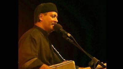 The Gnawa master Hamid El Kasri. Photo Courtesy Manfred Scweda