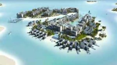 When construction on Aquitainia is completed in 2012, the development will be made up of 816 residential properties, a 75-room boutique hotel and numerous marinas.
