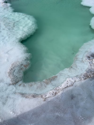 Al Wathba Salt Lake took on a mythical quality in my imagination. Talib Jariwala / The National