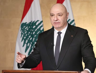 Lebanon's President Joseph Aoun has called for the withdrawal of Israeli troops. AFP