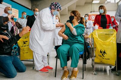 Despite receiving a supply of vaccine doses in March, Tunisia struggled to vaccinate its population and was hit by a deadly wave of the delta variant in July. Erin Clare Brown for The National