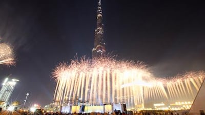 Another spectacular show is expected tonight at the Burj Khalifa. Join The National and see in the New Year in spectacular fashion.