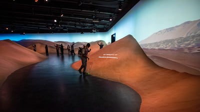 The UAE Pavilion at Expo 2020 Dubai. Victor Besa/ The National.