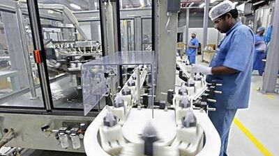 Manufacturing is one sector forecast to help propel the UAE's GDP growth to a stronger 3.8 per cent this year. Jaime Puebla / The National