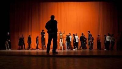 Qassim Zeidan is directing a play with drama students at the Iraqi National Theatre about the resilience of Baghdad.