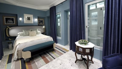 Each of the six rooms have a name, including Bahr, Shams and Amal, which mean 'sea', 'sun' and 'hope', respectively. Courtesy Ammar Basheir