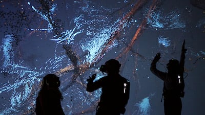 We Live in an Ocean of Air runs until January 20. Courtesy Barnaby Steel – Marshmallow Las