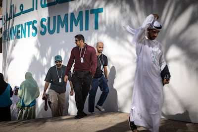 The preview day of the World Governments Summit at Madinat Jumeirah. Antonie Robertson / The National