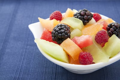 Load up on water-rich fruit such as melons and berries