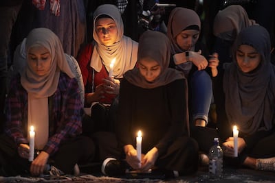 A Candelit Prayer is held outside the State Library of Victoria, Australia. Getty Images