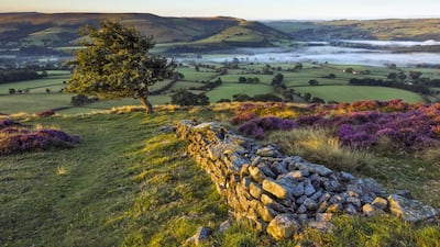 An early-morning view across the Hope Valley in the Peak District National Park, which is Britain’s oldest national park. Getty Images