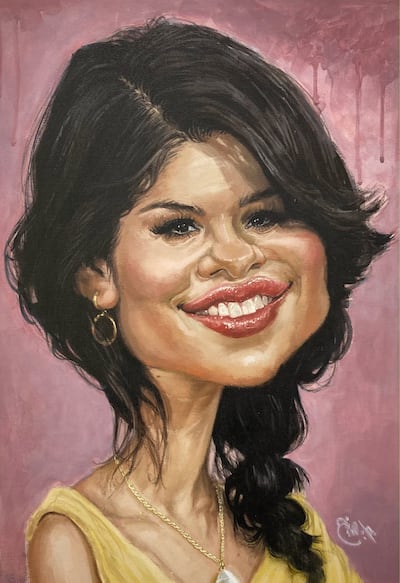 Work by caricaturist Ali Al Sumaikh, whose work is part of the first exhibition by Last Oil Well. Courtesy Last Oil Well