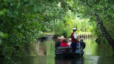 The Spreewald village Lehde in Germany. Patrick Pleul / EPA