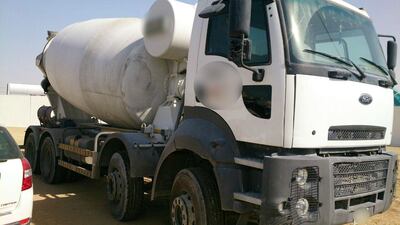 A man was arrested in connection with a hit-and-run accident on Mohammed bin Zayed Road in Dubai. Courtesy Dubai Police