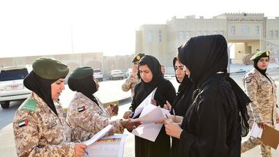 Recruits arrive for national service training. WAM